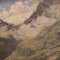 Olivetti, Große Italienische Landschaft, 1919, Öl auf Leinwand, Gerahmt 12