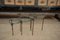 Nesting Steel and Glass Tables, 1960s, Set of 3, Image 11