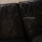 Conseta 2-Sitzer Sofa aus schwarzem Leder von Cor 4
