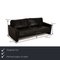 Conseta 2-Seater Sofa in Black Leather from Cor 2