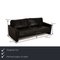Conseta 2-Sitzer Sofa aus schwarzem Leder von Cor 2