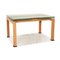 Extendable Dining Table in Wood with Glass Top from Bacher 1