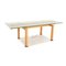 Extendable Dining Table in Wood with Glass Top from Bacher 3