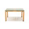 Extendable Dining Table in Wood with Glass Top from Bacher 6