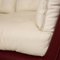 Cupcake Corner Sofa with Chaise Longue in Cream Leather from Bretz 3