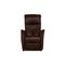 TL 1417 Armchair in Dark Brown Fabric with Electric Function from Hukla 8