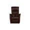 TL 1417 Armlehnstuhl aus dunkelbraunem Stoff mit elektrischer Funktion von Hukla 8