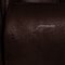 Butaca TL 1417 de tela marrón oscuro con función eléctrica de Hukla, Imagen 5