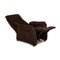 TL 1417 Armchair in Dark Brown Fabric with Electric Function from Hukla 3