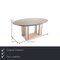 Model 1226 Extendable Dining Table in Gray Granite from Draenert 2