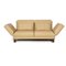 Moule Loveseat in Cream Leather from Brühl 1