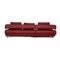 Brand Face Corner Sofa in Red Leather by Ewald Schillig 8