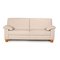 Ameto 2-Sitzer Sofa aus cremefarbenem Leder von Ewald Schillig 1