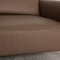 Zürich 2-Sitzer Sofa aus braunem Leder von BoConcept 4