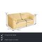 2-Seater Sofa in Cream Leather from de Sede 2