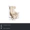 Saola Lounge Chair in Cream Leather with Electric Relax Function from Leolux 2