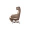 Saola Lounge Chair in Cream Leather with Electric Relax Function from Leolux 7