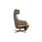 Saola Lounge Chair in Cream Leather with Electric Relax Function from Leolux 5