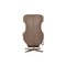 Saola Sessel aus cremefarbenem Leder mit elektrischer Relaxfunktion von Leolux 6