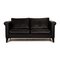 CL 500 2-Sitzer Sofa aus schwarzem Leder von Erpo 1