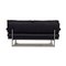 Living Platform 2-Seater Sofa in Dark Blue Leather by Walter Knoll 8