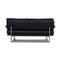 Living Platform 2-Sitzer Sofa aus dunkelblauem Leder von Walter Knoll 8