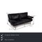 Living Platform 2-Seater Sofa in Dark Blue Leather by Walter Knoll 2