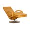 Jipsy Lounge Chair in Yellow Leather from Koinor 3