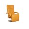 Sillón Jipsy de cuero amarillo de Koinor, Imagen 1