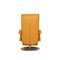 Sillón Jipsy de cuero amarillo de Koinor, Imagen 8