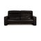 3-Seater Sofa in Black Leather from de Sede 1