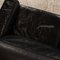 3-Sitzer Sofa aus schwarzem Leder von de Sede 5