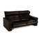 3-Seater Sofa in Black Leather from de Sede, Image 3