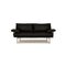 Living Platform 2-Seater Sofa in Black Leather by Walter Knoll 1