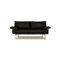 Living Platform 2-Seater Sofa in Black Leather by Walter Knoll, Image 1