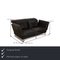 Moule 2-Seater Sofa in Black Leather from Brühl 2