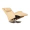 LSE 5800 Sessel aus cremefarbenem Leder von Rolf Benz 3