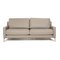 Cara 3-Sitzer Sofa aus grauem Leder von Rolf Benz 1