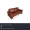Ego 2-Seater Sofa in Red Brown Leather from Rolf Benz 2