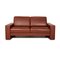 Ego 2-Sitzer Sofa aus rotbraunem Leder von Rolf Benz 1