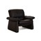 Lugano Armchair in Anthracite Leather from Erpo 1