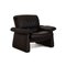 Lugano Armchair in Anthracite Leather from Erpo, Image 1