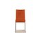 Chaises Tonon Cantilever en Tissu Terracotta, Set de 4 10