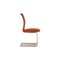 Tonon Fabric Cantilever Terracotta Chairs, Set of 4, Image 9