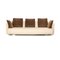 Model 6300 3-Seater Sofa in Cream Leather from Rolf Benz 1