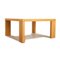 Mesa de comedor de madera de arce marrón de Hülsta, Imagen 1
