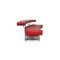 ClassiCon Monte Carlo 4-Seater Sofa in Red Leather by Eileen Gray 6