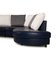 Model 4500 Corner Sofa in Dark Blue Leather from Rolf Benz 8