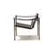 Le Corbusier Lc 1 Leather Armchair in Black from Cassina 11