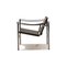 Le Corbusier Lc 1 Leather Armchair in Black from Cassina, Image 11